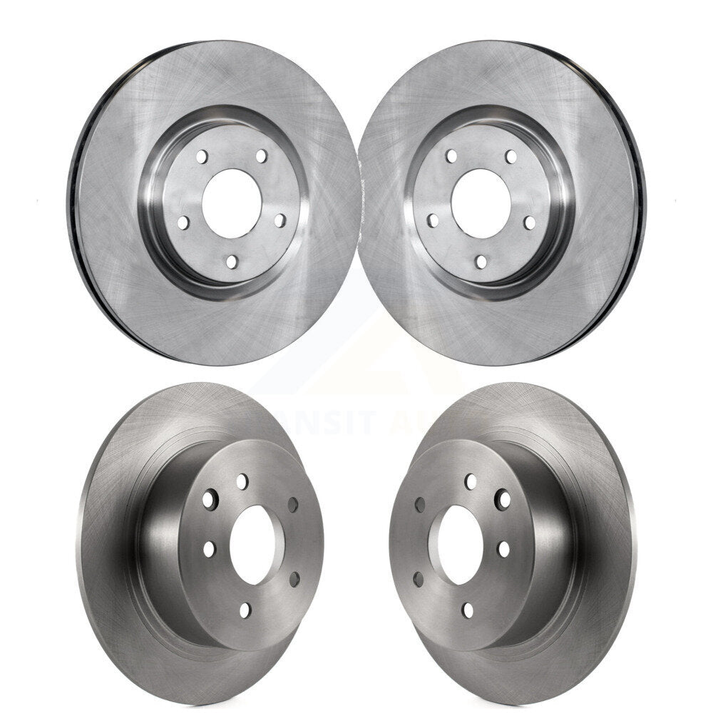 Disc Brake Rotors Front Rear Kit For 2007-2012 Nissan Sentra SE-R Spec V