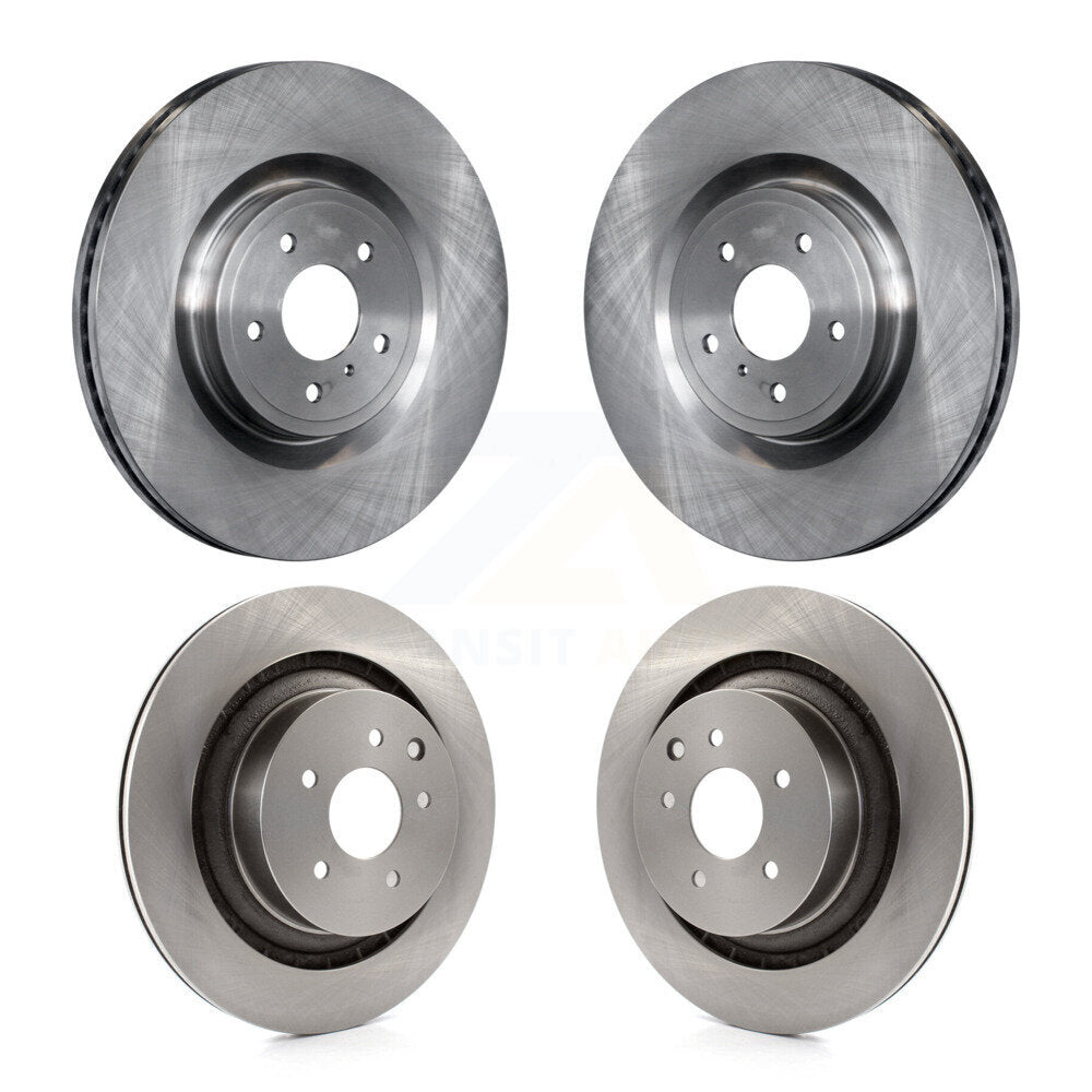 Brake Rotors Front Rear Kit For 2009-2013 INFINITI G37 RWD With Brembo Brakes