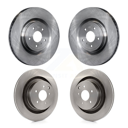 Brake Rotors Front Rear Kit For 2009-2013 INFINITI G37 RWD With Brembo Brakes