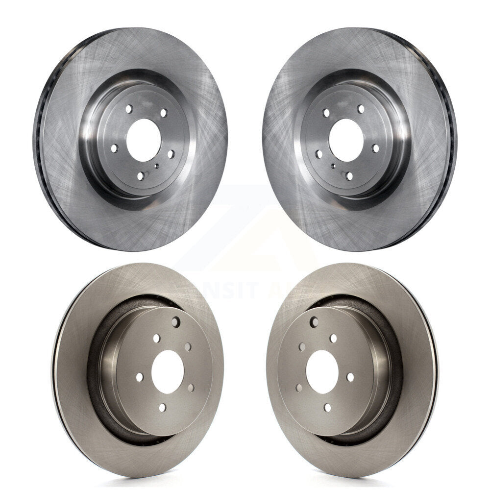 Brake Rotors Front Rear Kit For 2009-2013 INFINITI FX50 With Dual Piston Caliper