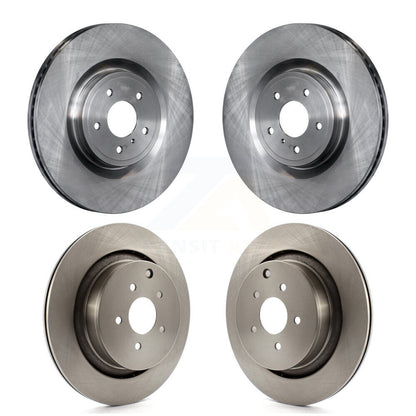 Brake Rotors Front Rear Kit For 2009-2013 INFINITI FX50 With Dual Piston Caliper
