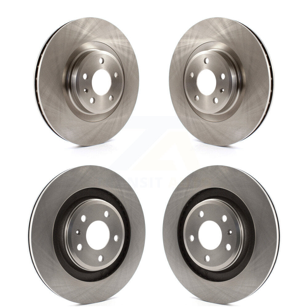 Disc Brake Rotors Front Rear Kit For Audi S5 S4