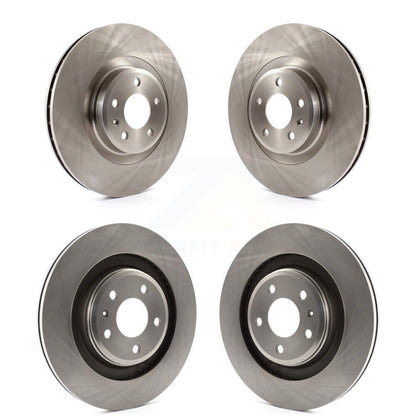 Disc Brake Rotors Front Rear Kit For Audi S5 S4