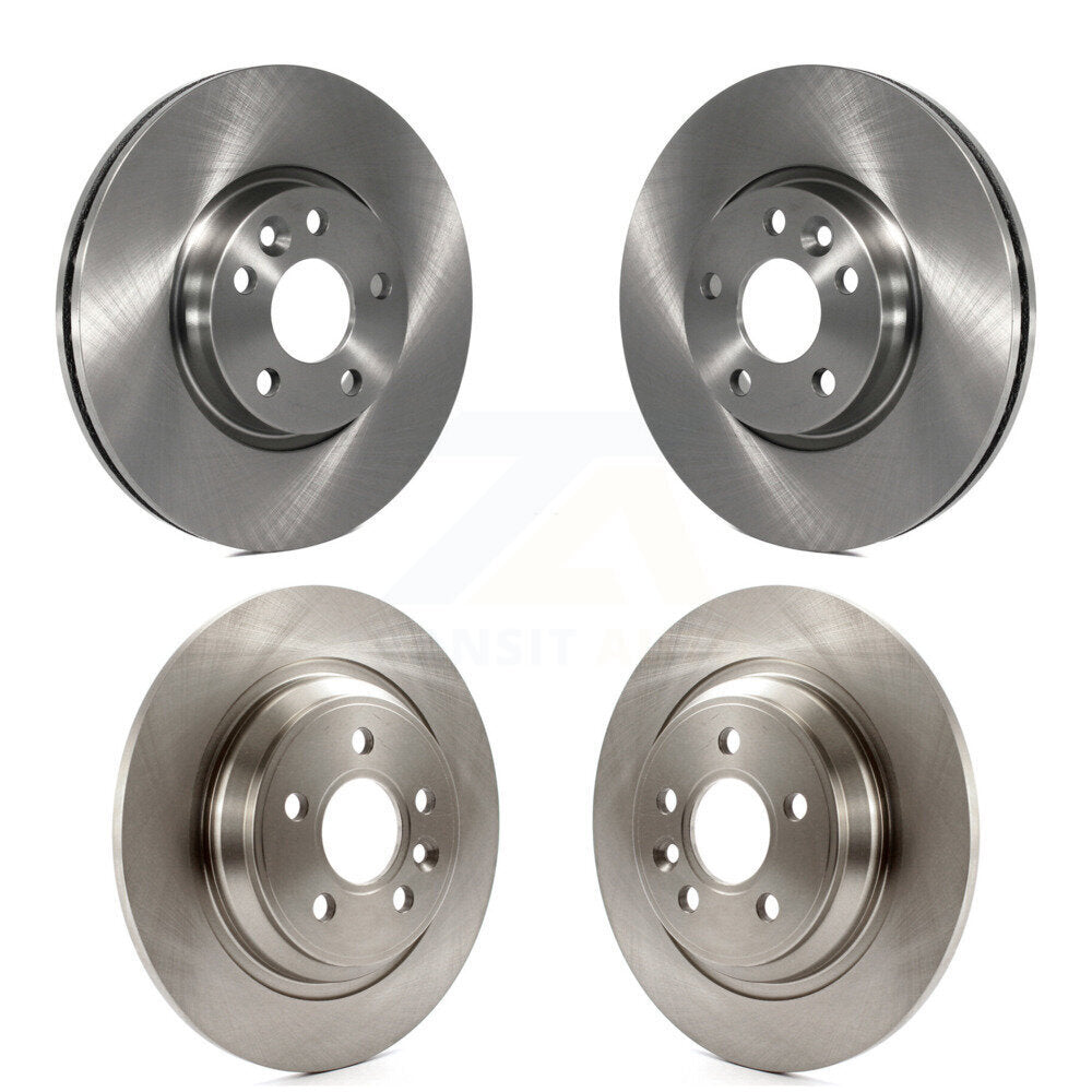 Brake Rotors Front Rear Kit For Volvo S60 V70 With 300mm Diameter Rotor