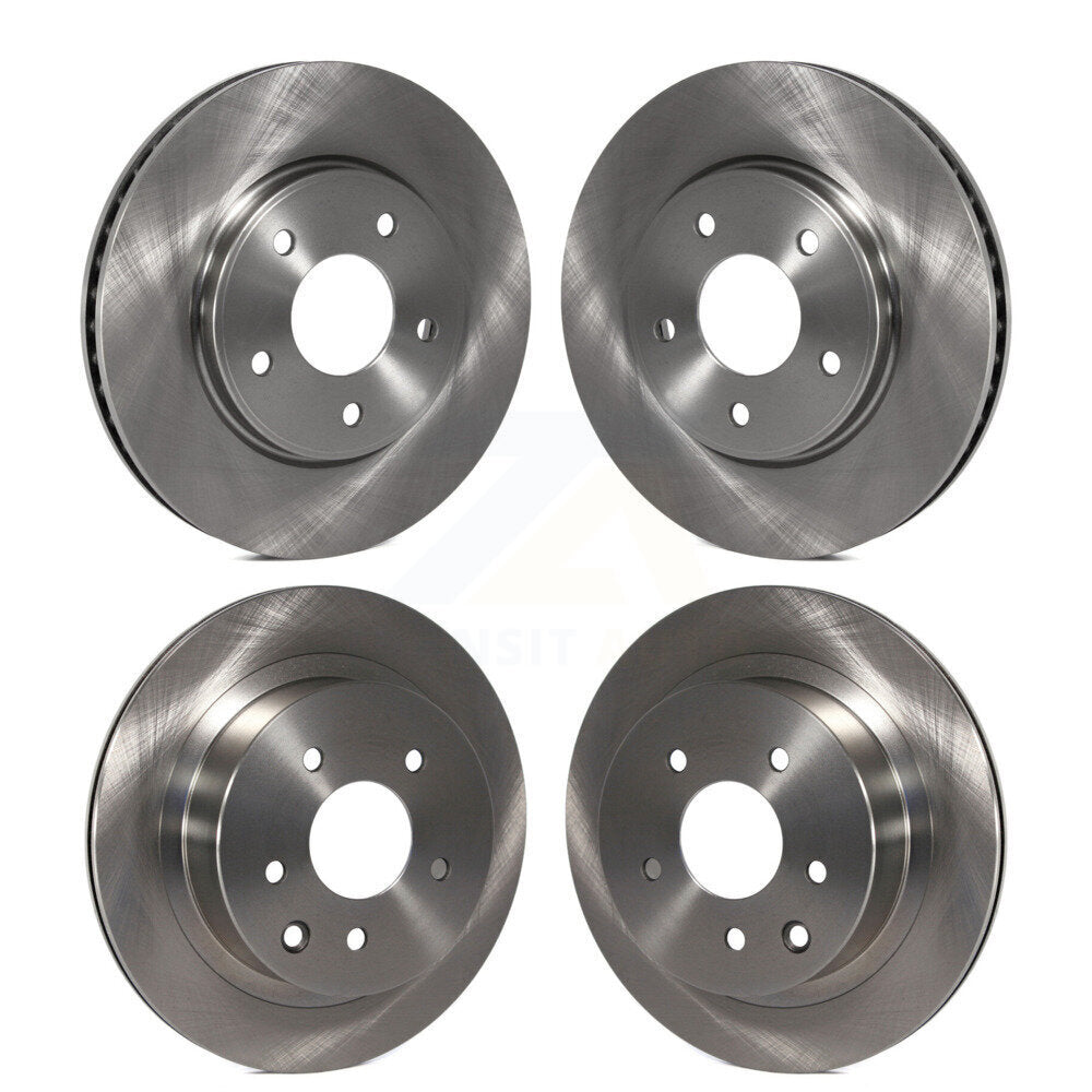 Disc Brake Rotors Front Rear Kit For Nissan LEAF