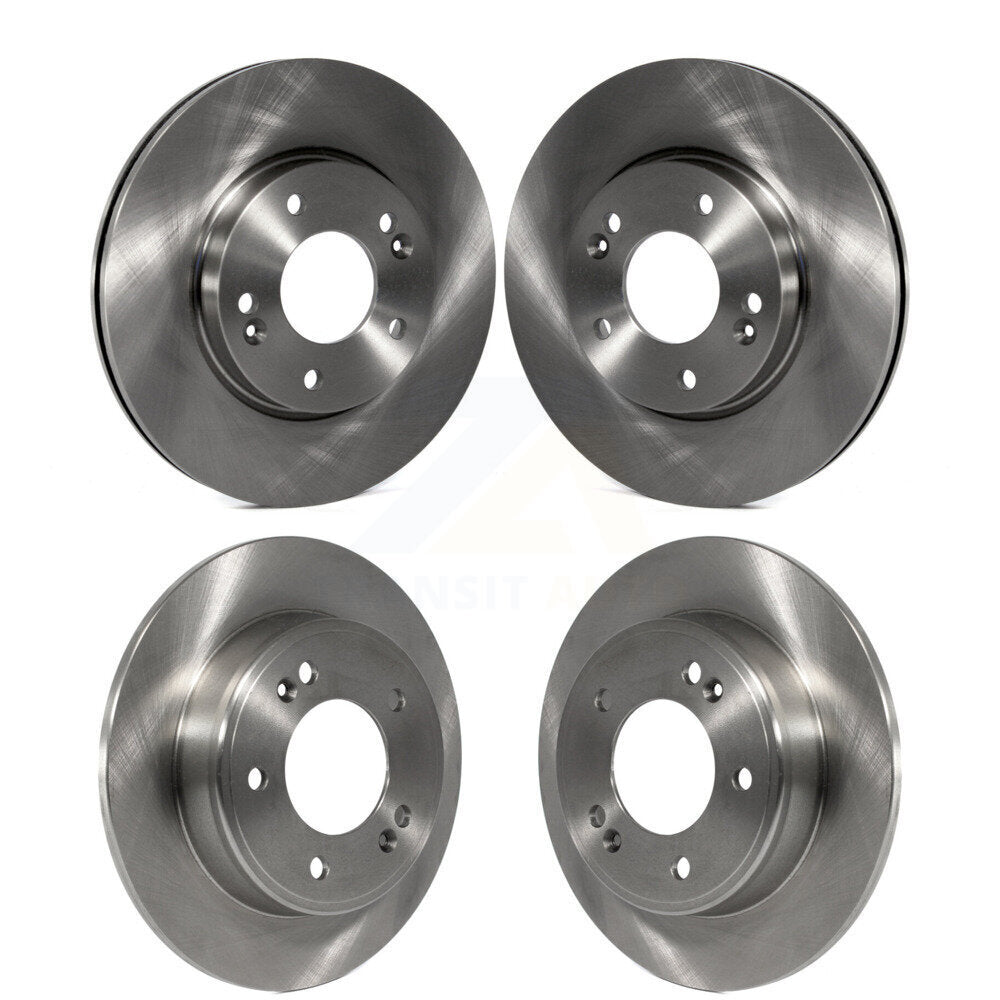 Brake Rotors Front Rear Kit For Hyundai Elantra Kia Kona Forte Soul GT Seltos