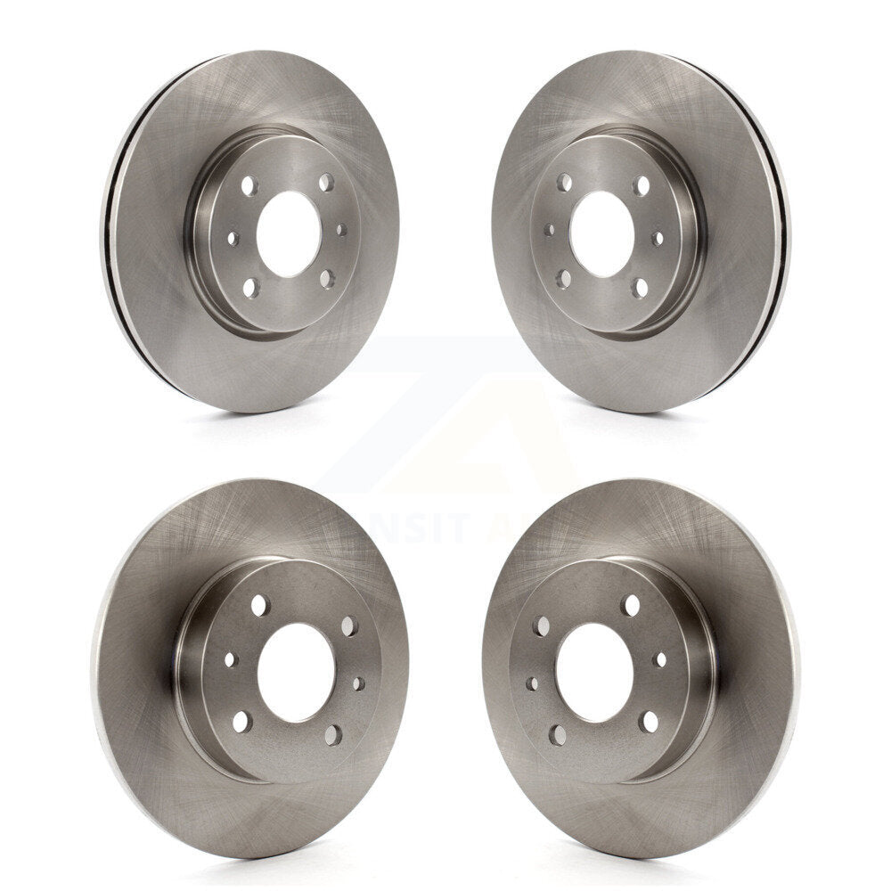 Disc Brake Rotors Front Rear Kit For Fiat 500