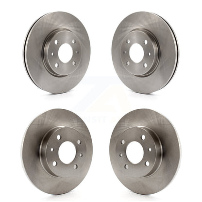 Disc Brake Rotors Front Rear Kit For Fiat 500