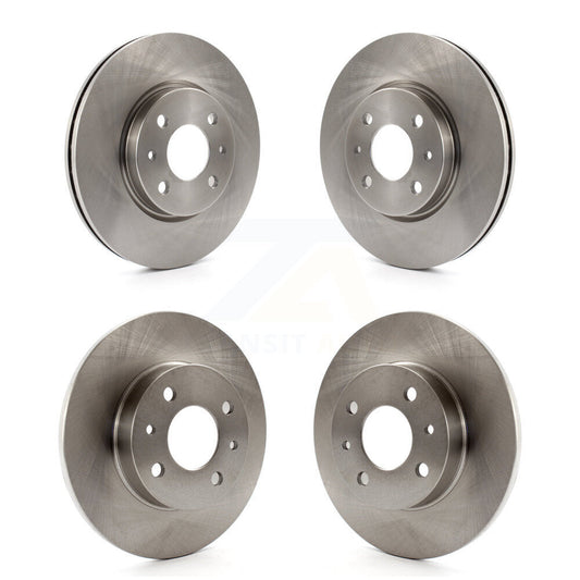 Disc Brake Rotors Front Rear Kit For Fiat 500