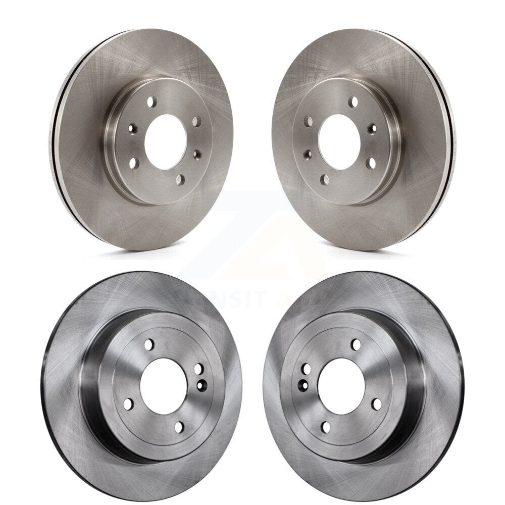 Disc Brake Rotors Front Rear Kit For Hyundai Accent Kia Rio