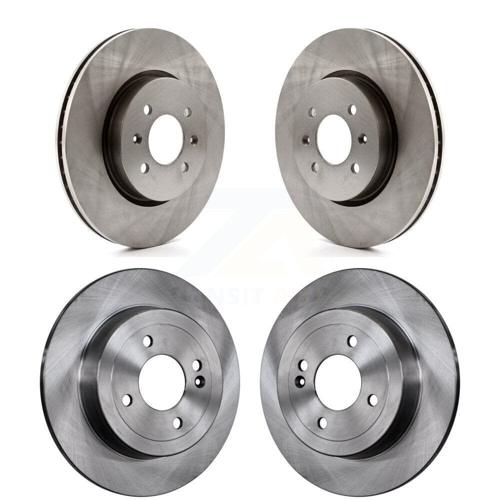 Disc Brake Rotors Front Rear Kit For Kia Rio Hyundai Accent