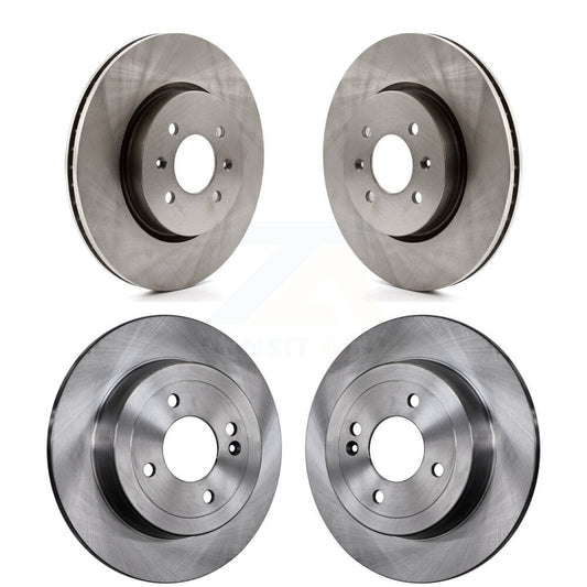 Disc Brake Rotors Front Rear Kit For Kia Rio Hyundai Accent