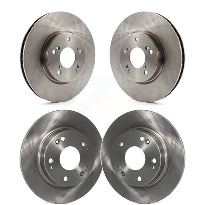 Brake Rotors Front Rear Kit For 15 Honda Civic EX with Coupe Manual transmission