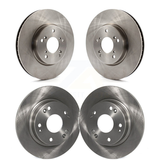 Brake Rotors Front Rear Kit For 15 Honda Civic EX with Coupe Manual transmission