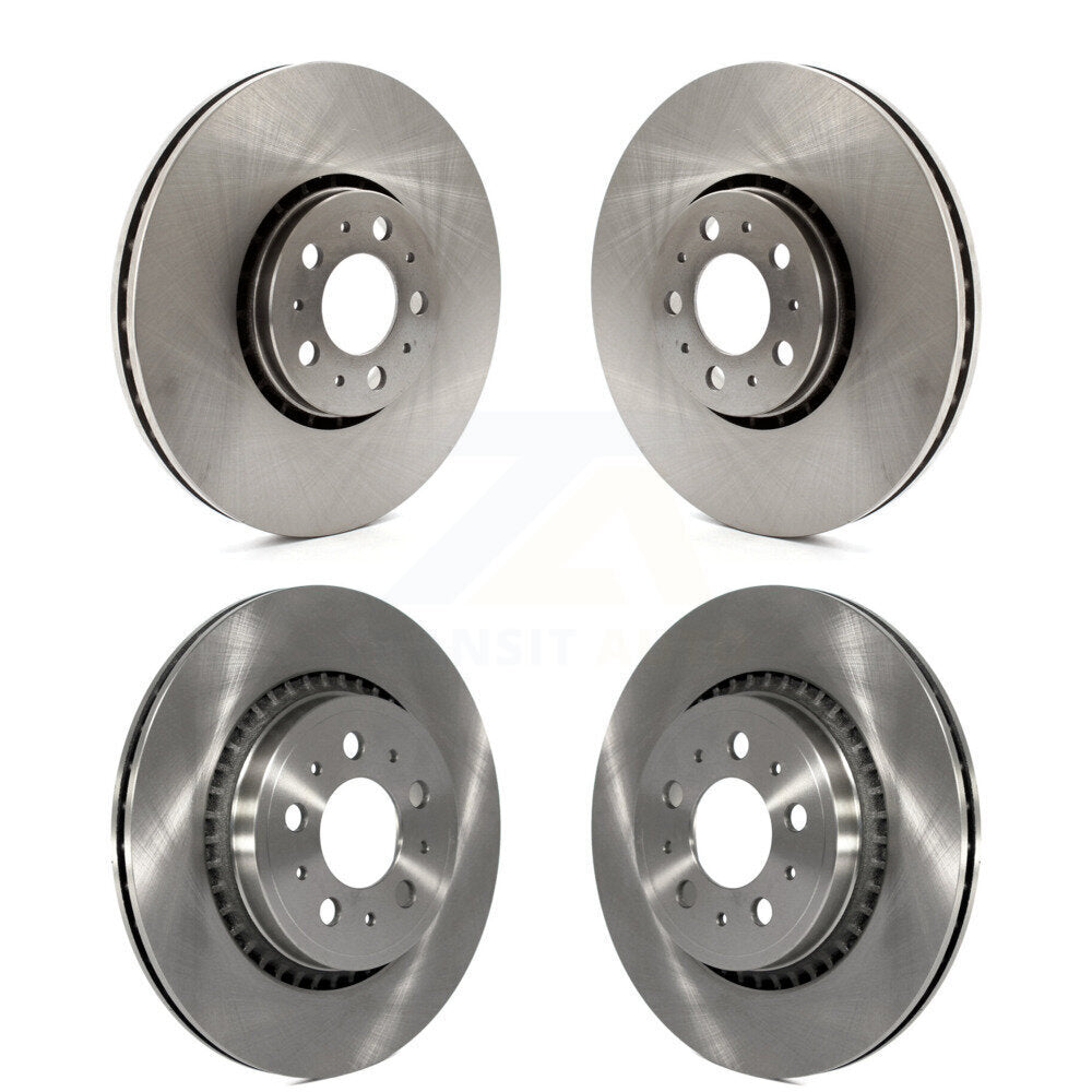 Brake Rotors Front Rear Kit For 03-14 Volvo XC90 With 328mm Diameter Rotor