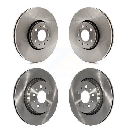 Brake Rotors Front Rear Kit For 03-14 Volvo XC90 With 328mm Diameter Rotor