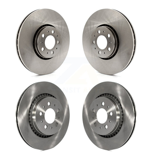 Brake Rotors Front Rear Kit For 03-14 Volvo XC90 With 328mm Diameter Rotor
