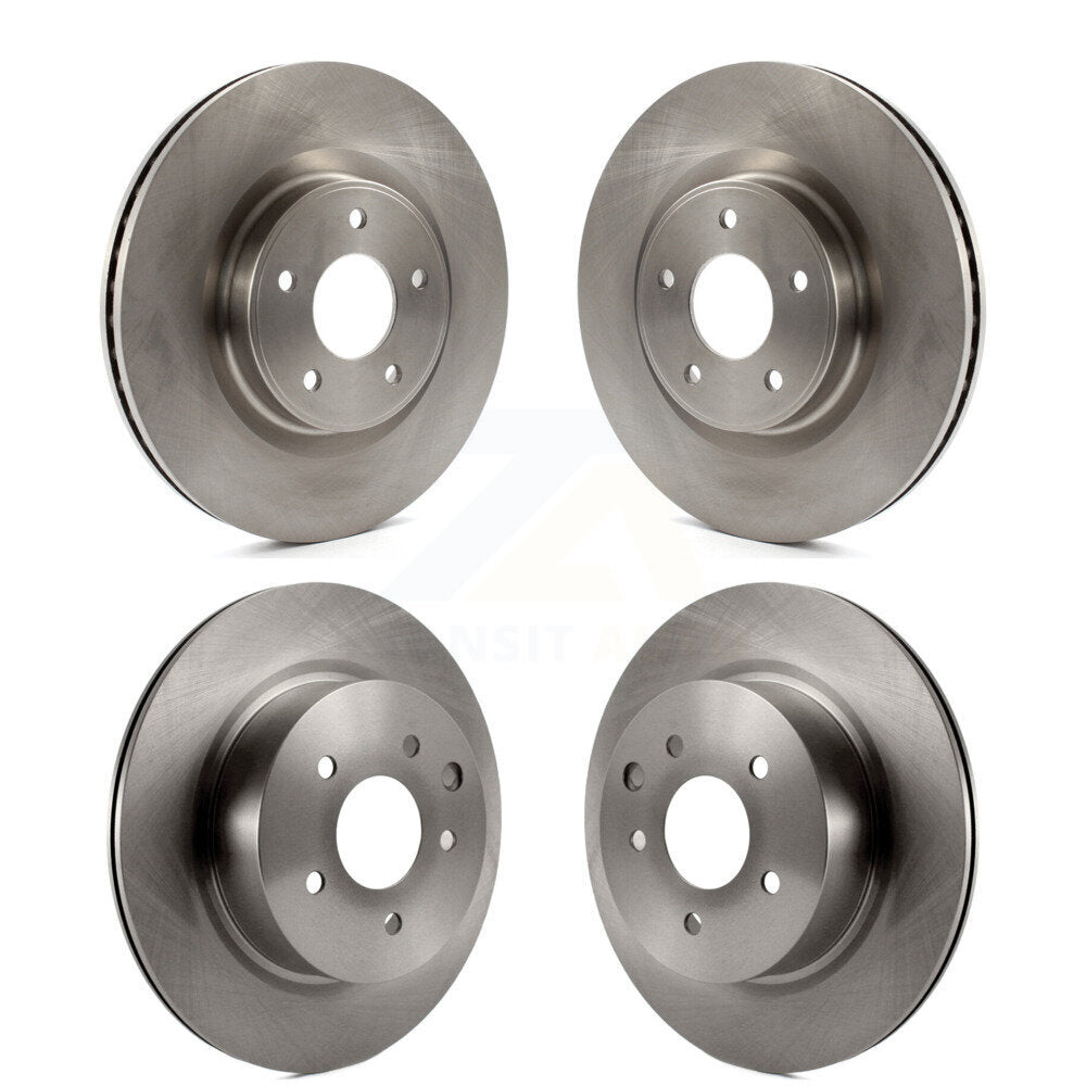 Disc Brake Rotors Front Rear Kit For 2016-2017 INFINITI QX50