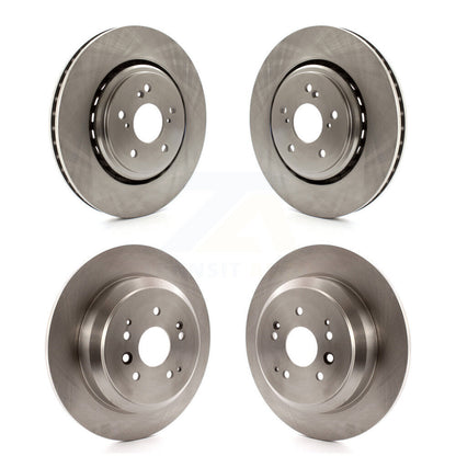 Disc Brake Rotors Front Rear Kit For 2014-2016 Acura MDX