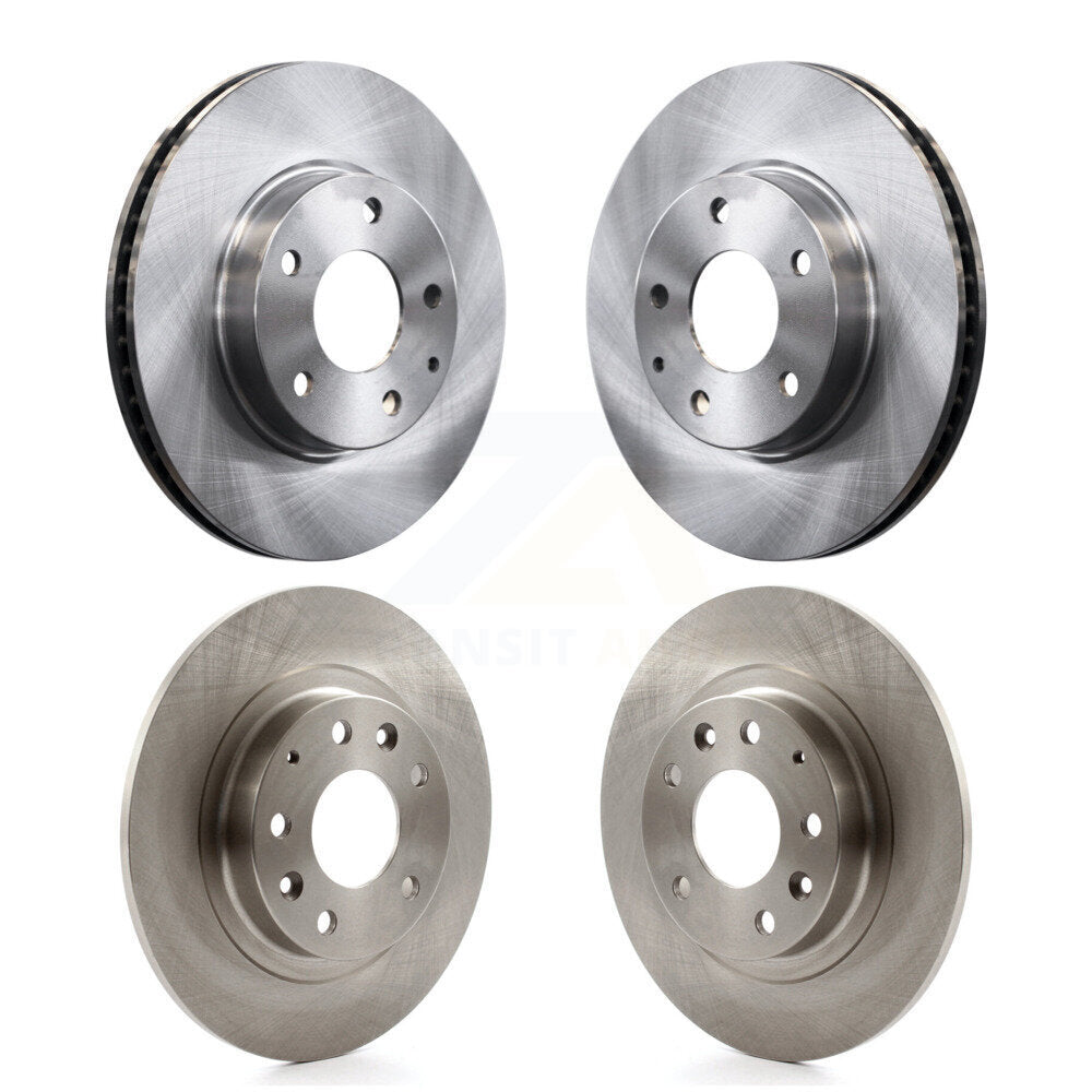 Disc Brake Rotors Front Rear Kit For 2016-2018 Mazda CX-3 FWD