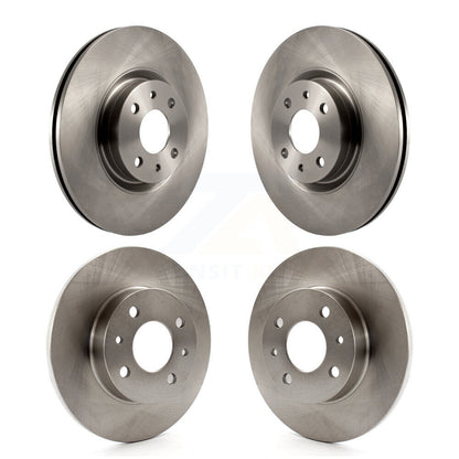 Disc Brake Rotors Front Rear Kit For Fiat 500