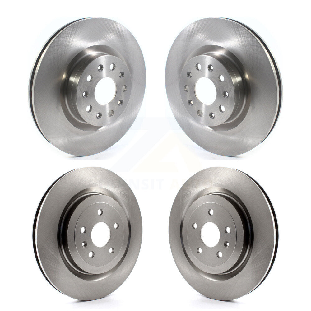 Disc Brake Rotors Front Rear Kit For 2017-2019 Cadillac CTS 6.2L