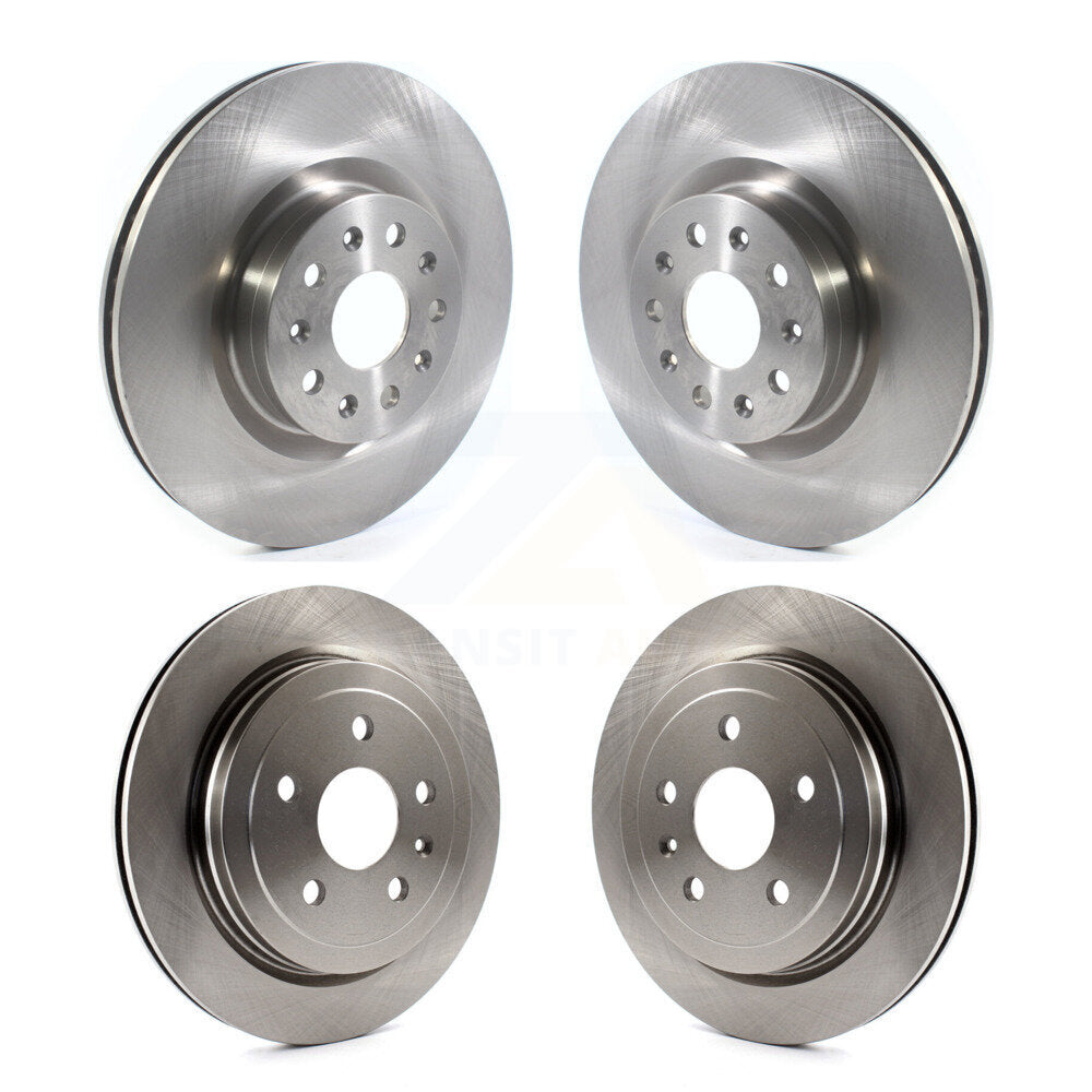 Disc Brake Rotors Front Rear Kit For Cadillac CTS