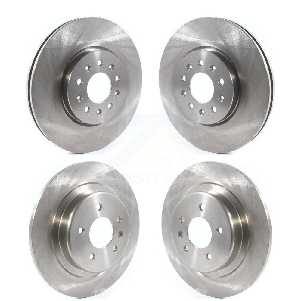 Brake Rotors Front Rear Kit For Buick Envision With 315mm Diameter Rotor