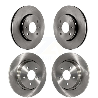 Brake Rotors Front Rear Kit For 05-10 Volvo S40 With 280mm Diameter Rotor