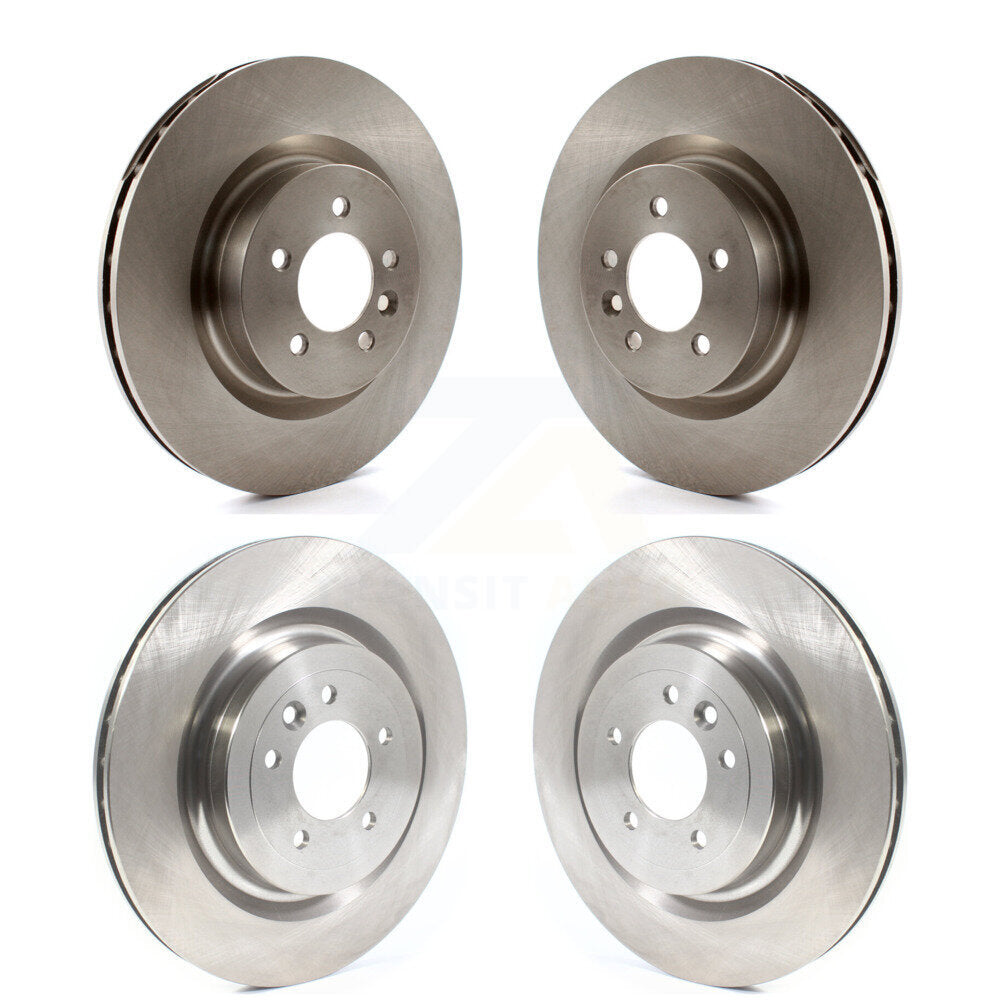 Brake Rotors Front Rear Kit For 17 Land Rover Range Sport HSE SE with GAS engine