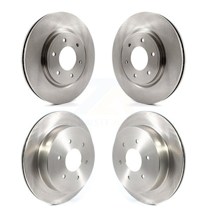 Disc Brake Rotors Front Rear Kit For 2017-2024 Nissan TITAN