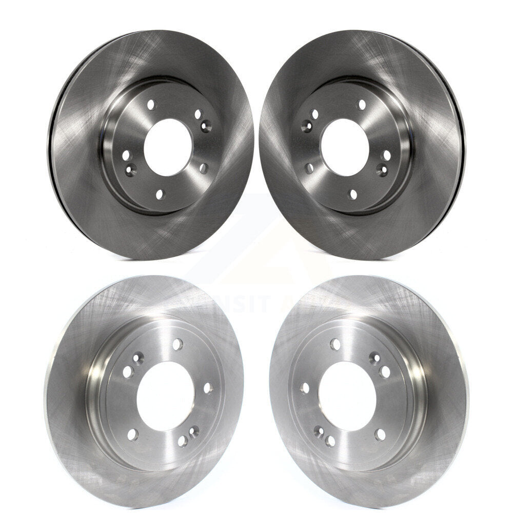 Brake Rotors Front Rear Kit For 2019-2021 Hyundai Veloster Naturally Aspirated