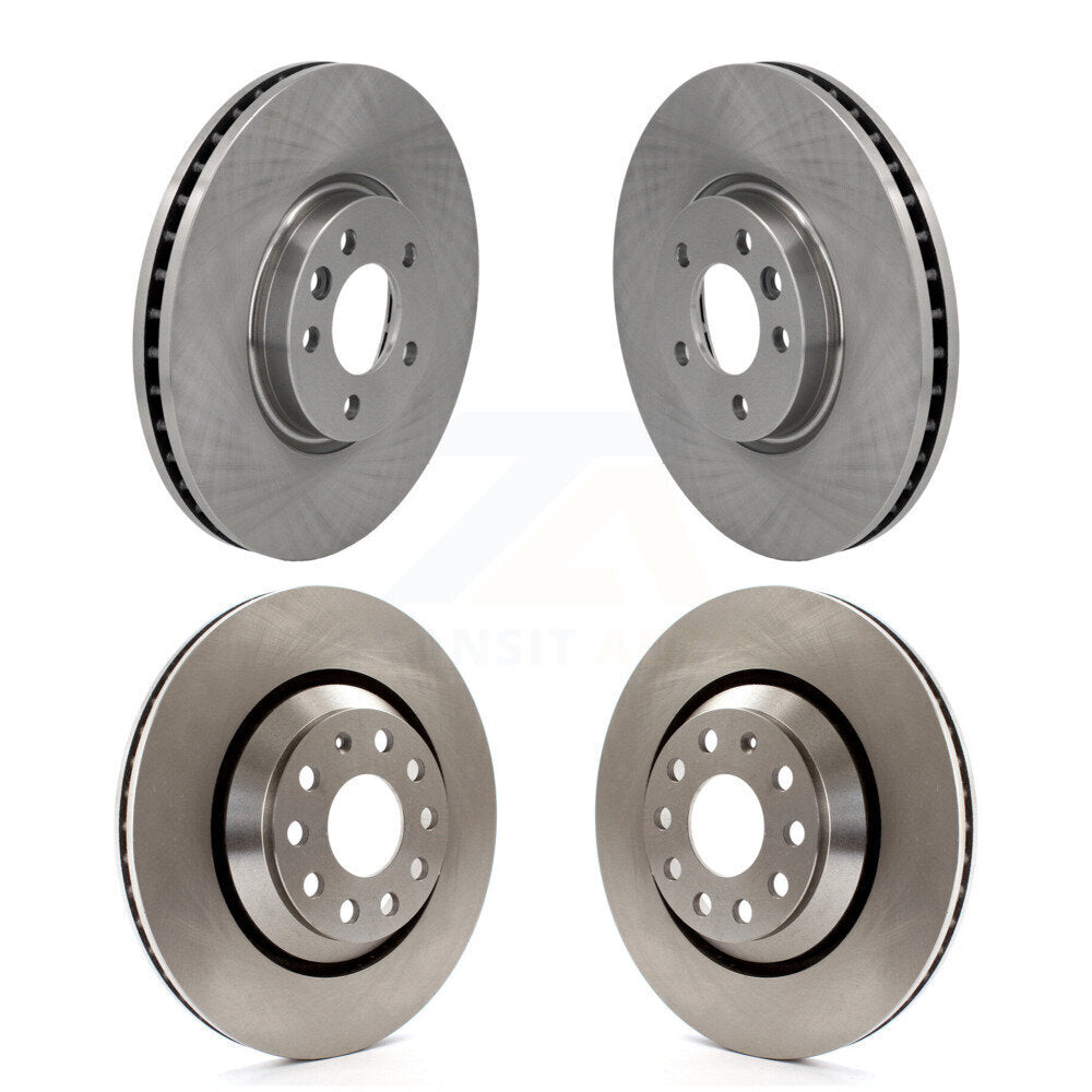 Disc Brake Rotors Front Rear Kit For Volkswagen CC Passat