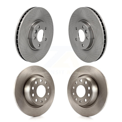 Brake Rotors Front Rear Kit For Volkswagen CC With 340mm Diameter Rotor