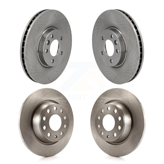 Brake Rotors Front Rear Kit For Volkswagen CC With 340mm Diameter Rotor