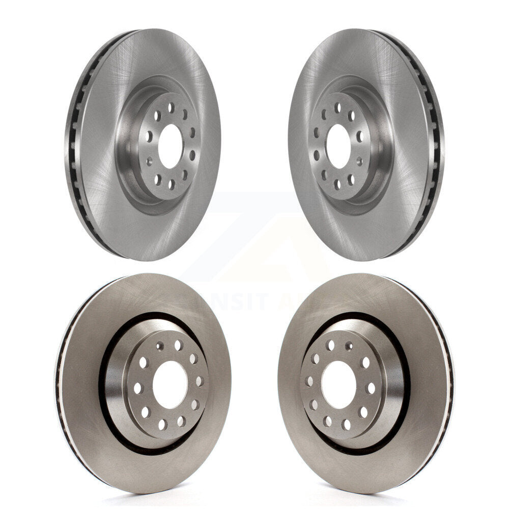 Disc Brake Rotors Front Rear Kit For Volkswagen Audi GTI Q3 Golf R Arteon S3 A3