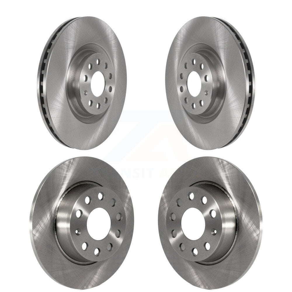 Brake Rotors Front Rear Kit For Audi A3 Quattro With 340mm Diameter Rotor