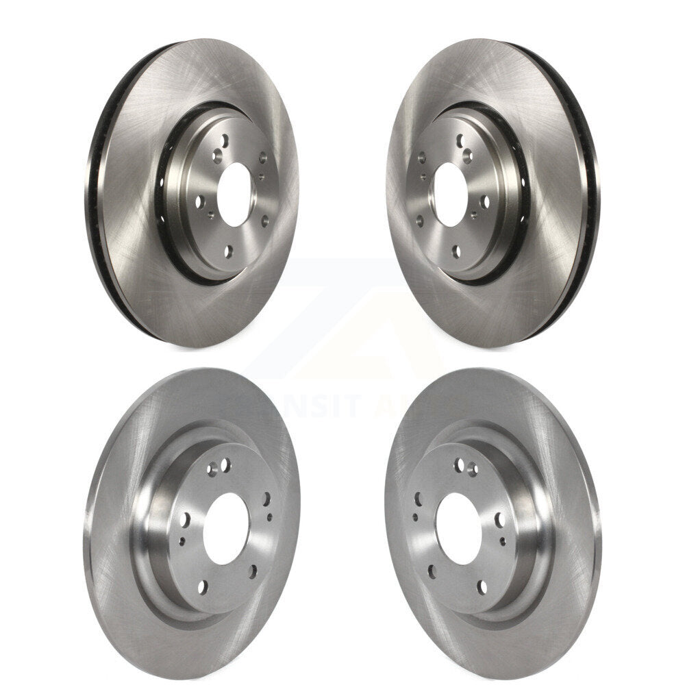 Disc Brake Rotors Front Rear Kit For 2017-2020 Honda Civic Si