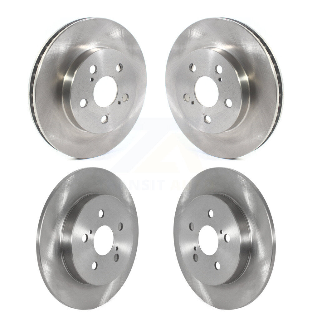 Brake Rotors Front Rear Kit For Toyota Corolla FULL HYBRID EV-GAS (FHEV) engine