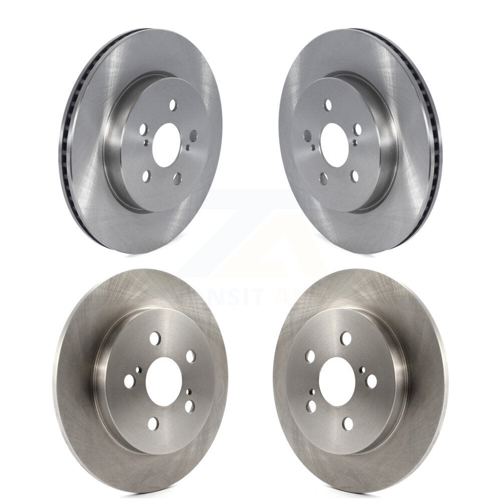 Disc Brake Rotors Front Rear Kit For Toyota Corolla Prius Prime