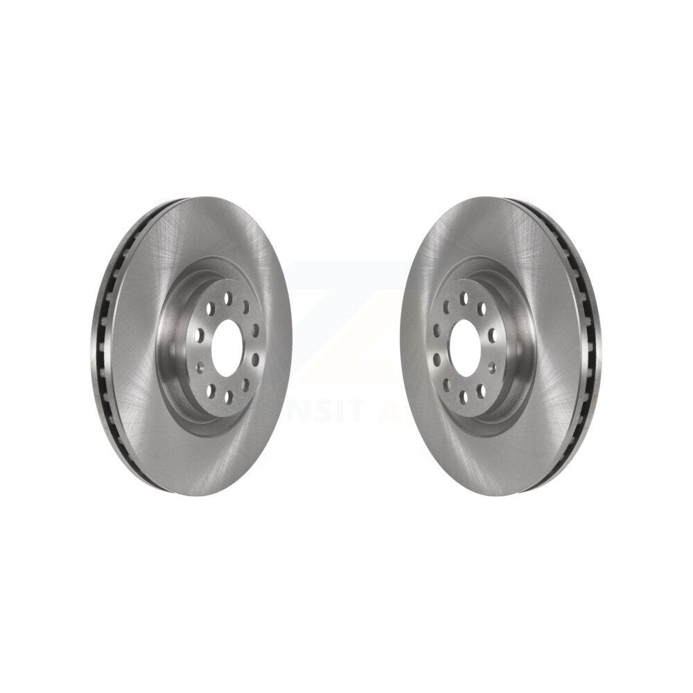 Brake Rotor Front Pair For Volkswagen Tiguan Jetta Audi Q3 GTI Golf R A3 Quattro