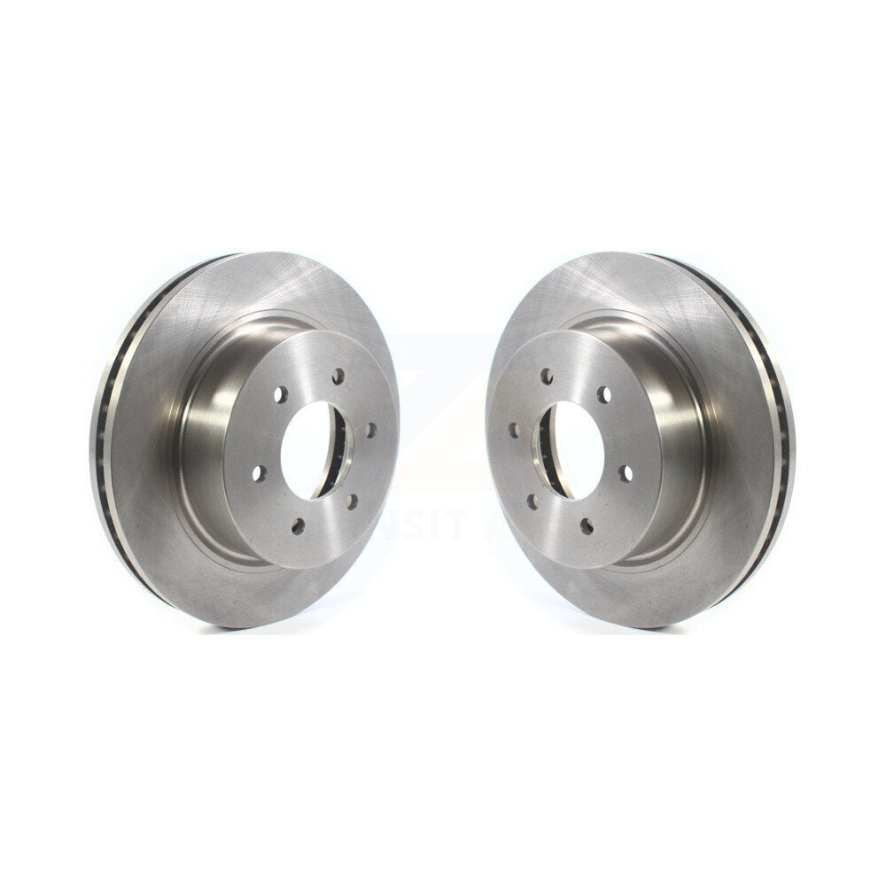 Disc Brake Rotors Front Pair For 2016-2024 Nissan TITAN XD