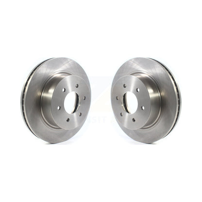 Disc Brake Rotors Front Pair For 2016-2024 Nissan TITAN XD