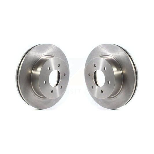 Disc Brake Rotors Front Pair For 2016-2024 Nissan TITAN XD