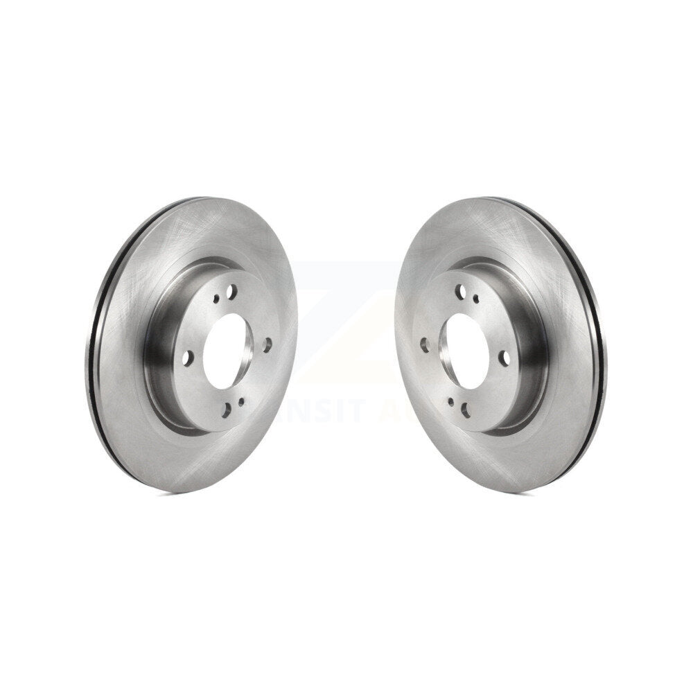 Disc Brake Rotors Front Pair For 2017-2024 Mitsubishi Mirage G4