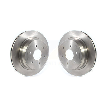 Disc Brake Rotors Rear Pair For 2016-2024 Nissan TITAN XD
