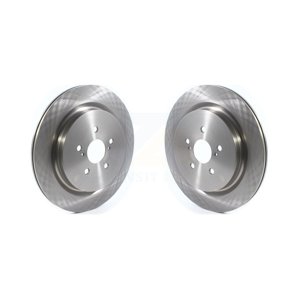 Disc Brake Rotors Rear Pair For Lexus RX350 RX450h RX350L RX450hL