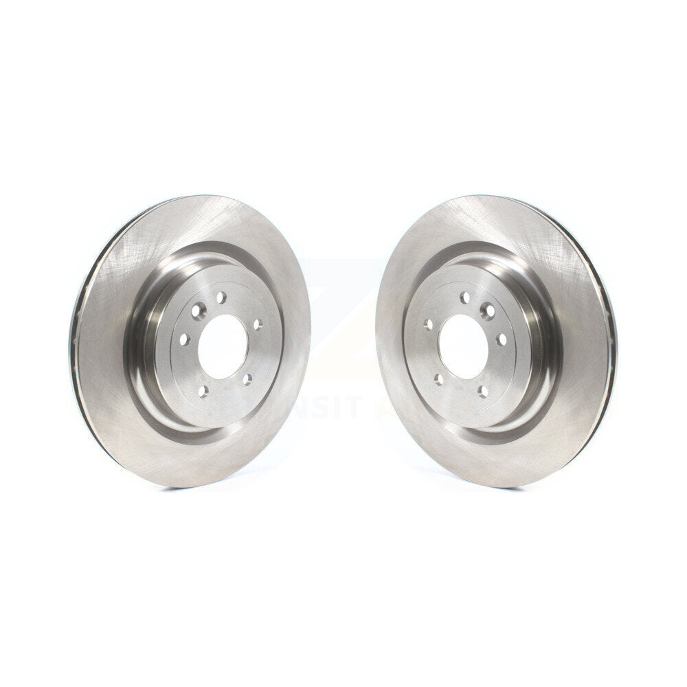 Brake Rotors Rear Pair For Land Rover Range Sport Defender 110 Discovery 90 130