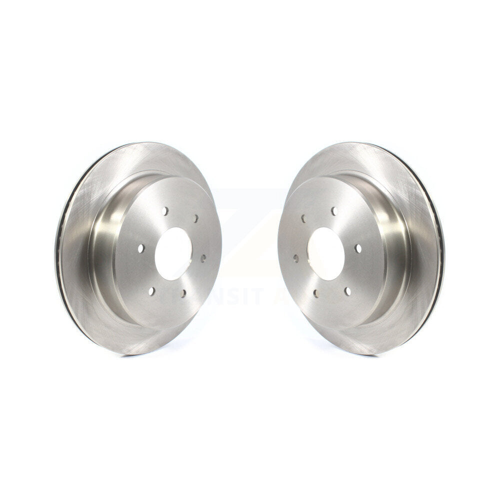 Disc Brake Rotors Rear Pair For 2017-2024 Nissan TITAN