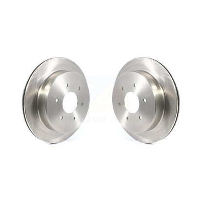Disc Brake Rotors Rear Pair For 2017-2024 Nissan TITAN